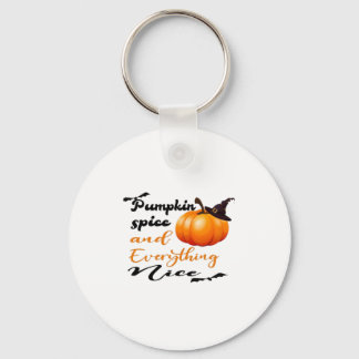 Pompoen specerij en alles leuke Herfst Halloween G Sleutelhanger