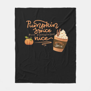 Pompoen specerij en alles leuke Herfst kunst met P Fleece Deken