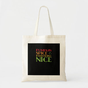 Pompoen specerij en alles mooi basic tote bag