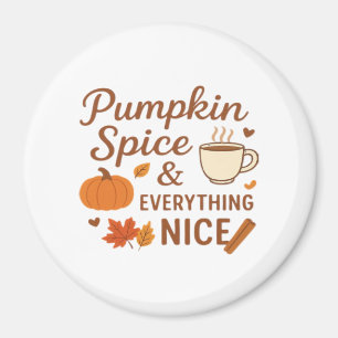 Pompoen specerij en alles mooi Herfst ontwerp Magneet