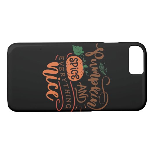 Pompoen specerij en alles mooie luiaard Case-Mate iPhone case (Achterkant (Horizontaal))