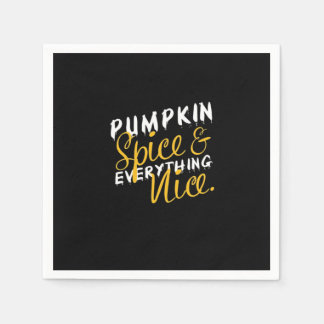 Pompoen specerij en alles mooie print essentieel servet