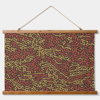 Pompoen Specerijen Camouflage Herfst Kleur Patroon Hangend Wandkleed