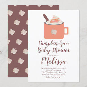 Pompoen Specerijen Koffie Kampvuur Mok Fall Baby S Kaart