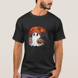 Pompoen specerijen liefhebbers Schattigee ghost bo T-shirt