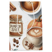 Pompoen Specerijen Midden Geschenkentas Medium Cadeauzakje (Voorkant)