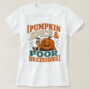 Pompoen Speciaal & Slechte Beslissingen T-shirt