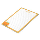 Pompoen speeltuin - gevoerd notitieblok (Schuin)