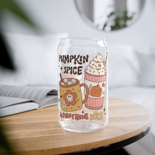 Pompoen Spice & Alles Mooi, Herfst Vibes Blikvorm Glas