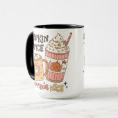 Pompoen Spice & Alles Mooi, Herfst Vibes Mok (Voorkant links)