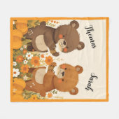 Pompoen Spice Beer Fleece Deken (Voorkant (Horizontaal))