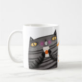 Pompoen Spice Cat Thanksgiving Herfst Decor Koffiemok (Links)