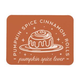 Pompoen Spice Cinnamon Rolls Magneet