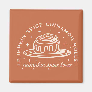 Pompoen Spice Cinnamon Rolls Magneet