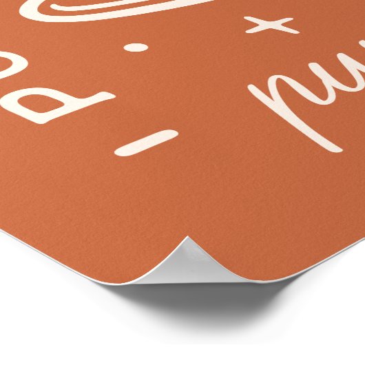 Pompoen Spice Cinnamon Rolls Poster (Hoek)