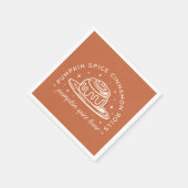 Pompoen Spice Cinnamon Rolls Servet (Hoek)