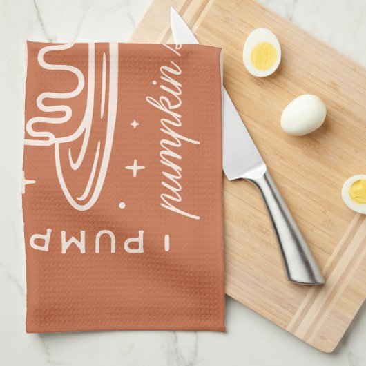 Pompoen Spice Cinnamon Rolls Theedoek (Quarter Fold)