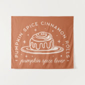 Pompoen Spice Cinnamon Rolls Wandkleed (Voorkant (horizontaal))