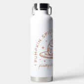 Pompoen Spice Cinnamon Rolls Waterfles (Voorkant)