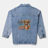 Pompoen Spice... Denim Jacket (Achterkant)