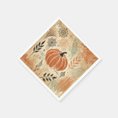 Pompoen Spice Distressed Ink Herfst Seizoen Decoup Servet (Hoek)