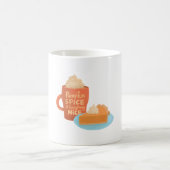 Pompoen Spice en alles lekker, latte en taart Koffiemok (Center)
