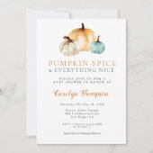 Pompoen Spice En Alles Leuke Kleine Pompoen Kaart (Voorkant)
