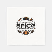 Pompoen Spice en alles leuke trend slogan Servet (Voorkant)