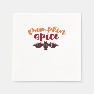 Pompoen Spice en alles Leuke virale slogan & Q Servet