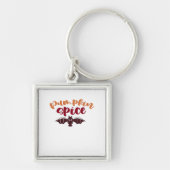 Pompoen Spice en alles Leuke virale slogan & Q Sleutelhanger (Voorkant)