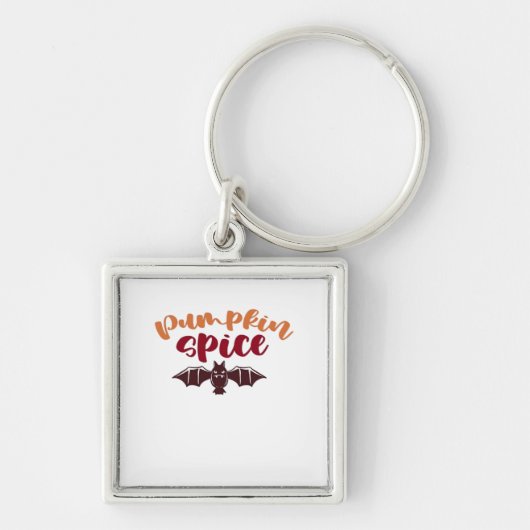 Pompoen Spice en alles Leuke virale slogan & Q Sleutelhanger (Voorkant)