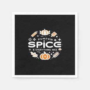Pompoen Spice en alles mooi - Autumn Quote & Servet