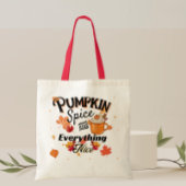 Pompoen Spice en alles Mooie Canvas tas