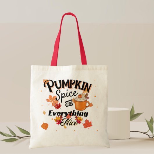 Pompoen Spice en alles Mooie Canvas tas