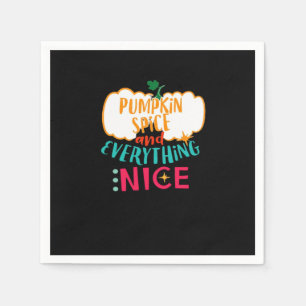 Pompoen Spice en alles wat leuk is liefde herfst f Servet