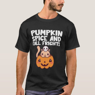 Pompoen Spice en Herfst Frights Ontwerp T Shirt