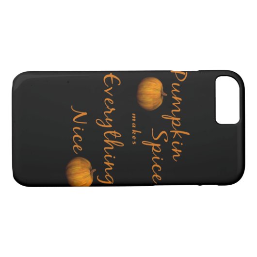 Pompoen Spice Essential Case-Mate iPhone Case (Achterkant (Horizontaal))