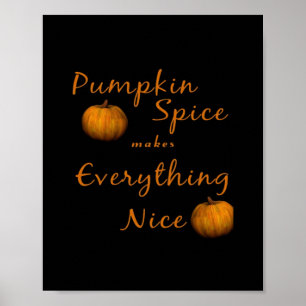 Pompoen Spice Essential Poster