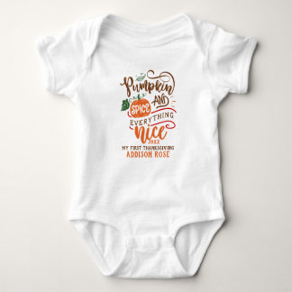 Pompoen Spice & Everything Leuke eerste Thanksgivi Romper