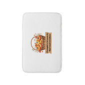 Pompoen Spice & Everything Nice – Gezellige Herfst Badmat (Voorkant Verticaal)