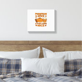 Pompoen Spice & Everything Nice – Gezellige Herfst Canvas Afdruk (Insitu (Slaapkamer))