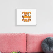 Pompoen Spice & Everything Nice – Gezellige Herfst Canvas Afdruk (Insitu (Woonkamer))