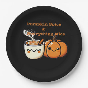 Pompoen Spice & Everything Nice - Herfst Herfst Papieren Bordje