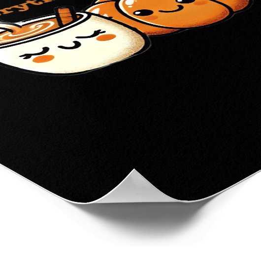 Pompoen Spice & Everything Nice - Herfst Herfst Poster (Hoek)