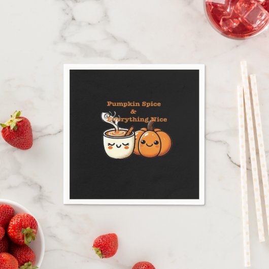 Pompoen Spice & Everything Nice - Herfst Herfst Servet (Insitu)