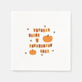 Pompoen Spice & Everything Nice - Quote Vibes Servet (Voorkant)