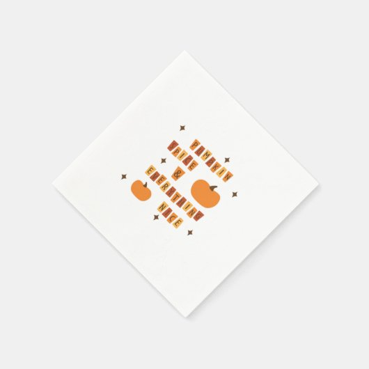 Pompoen Spice & Everything Nice - Quote Vibes Servet (Hoek)