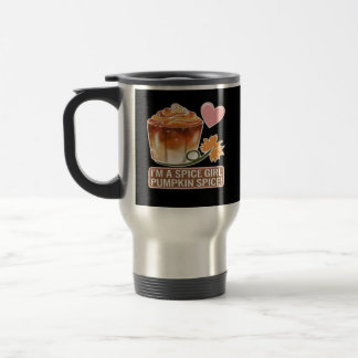 Pompoen Spice Girl Herfst Latte Sticker Reisbeker