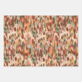 Pompoen Spice Pattern Inpakpapier Vel (Voorkant)
