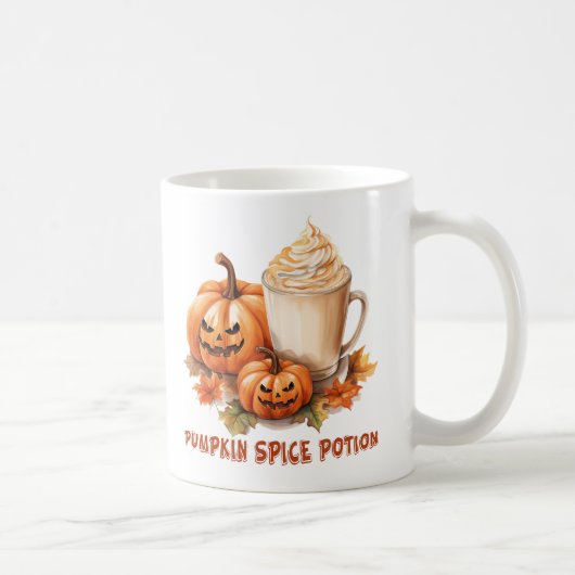 Pompoen Spice Potion 11 oz. koffie-Mok Koffiemok (Rechts)